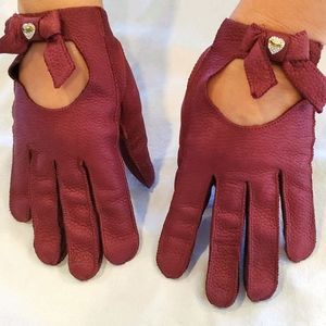 Juicy Couture 💯 leather gloves. Size 7